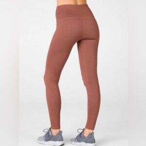 FABLETICS SculptKnit® High-Waisted Legging Rose Brown